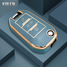 Load image into Gallery viewer, TPU Car Remote Key Case Cover Shell For Peugeot 208 107 206 306 307 308 2008 3008 4008 5008 RCZ Citroen C1 C2 C3 C4 C5 CACTUS C8