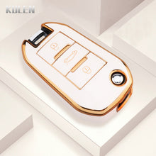 Load image into Gallery viewer, TPU Car Remote Key Case Cover Shell For Peugeot 208 107 206 306 307 308 2008 3008 4008 5008 RCZ Citroen C1 C2 C3 C4 C5 CACTUS C8