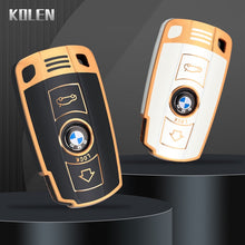 Load image into Gallery viewer, TPU Car Smart Key Case Cover Fob For BMW E60 E61 E70 E81 E87 E90 E91 E92 X1 X5 X3 1 3 5 6 Series Z4 Protector Shell Accessories