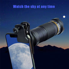 Load image into Gallery viewer, Telecope Zoom Macro Fisheye 4in1 Wide Angel Lens Kit Phone Camera Lens 36X Telephoto For Cellphone iPhone Samsung Xiaomi Huawei