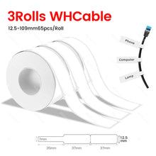 Load image into Gallery viewer, Thermal Label Paper Rolls Normal Labels for P15 D30 D35 B100 88X Label Maker Bluetooth Printer Adhesive Tag Barcode Sticker