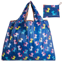 Load image into Gallery viewer, Thick Nylon Large Tote ECO Reusable Polyester Portable Shoulder Women's Handbags Folding Pouch Shopping Bag Storage