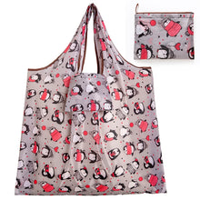 Load image into Gallery viewer, Thick Nylon Large Tote ECO Reusable Polyester Portable Shoulder Women's Handbags Folding Pouch Shopping Bag Storage