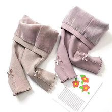 Load image into Gallery viewer, Thick Warm Girls Leggings Winter Fleece Soft Solid Kids Pants Elastic Waist Cotton Leggings Girl Trousers