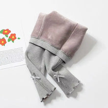 Load image into Gallery viewer, Thick Warm Girls Leggings Winter Fleece Soft Solid Kids Pants Elastic Waist Cotton Leggings Girl Trousers