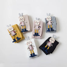 Load image into Gallery viewer, Thick Warm Knitted Girls Pants Cute Rabbit Cotton Girls Leggings Children Kids Pants Trousers 0-8 Years