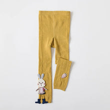 Load image into Gallery viewer, Thick Warm Knitted Girls Pants Cute Rabbit Cotton Girls Leggings Children Kids Pants Trousers 0-8 Years