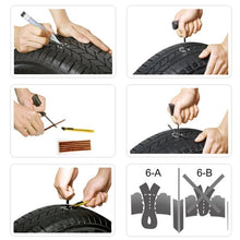 Load image into Gallery viewer, Tire Repair Strips 6mm/3.5mm Car Motorcycle Bike Tyre Puncture Repairing Stiring Glue Rubber Strips Tools Plug Car Accessories