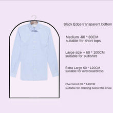 Load image into Gallery viewer, 3pcs Top Clothes Hanging Garment Dress Clothes Suit Coat Dust Cover Home Storage Bag Pouch Case Organizer Wardrobe Hanging Clothing