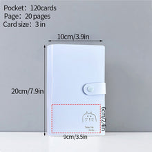 Load image into Gallery viewer, Transparent Photo Album Mini Polaroid Album Photo Card Train Ticket Card Collection Book Jewelry Card Album Photocards Holder