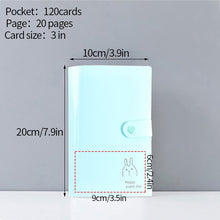 Load image into Gallery viewer, Transparent Photo Album Mini Polaroid Album Photo Card Train Ticket Card Collection Book Jewelry Card Album Photocards Holder