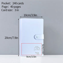 Load image into Gallery viewer, Transparent Photo Album Mini Polaroid Album Photo Card Train Ticket Card Collection Book Jewelry Card Album Photocards Holder