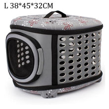 Load image into Gallery viewer, Travel Pet Bag Cat Flower Carriers Bags Breathable Pink Folding Small Dog Outdoor Shoulder Bag Folding Cats Carrying