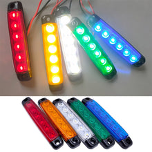 Load image into Gallery viewer, Truck Trailer Side Marker Indicators light Car Signal Brake Rear Warning Taillight 6LED 12V 24V emergency lights car accessories