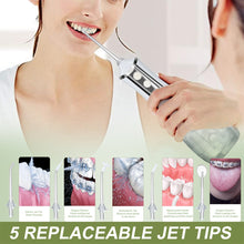 Load image into Gallery viewer, USB Rechargeable Electric Oral Irrigator Tooth Cleaner Portable Dental Water Jet flosser Teeth Cleaning Whitening Tool Kit Care 0ral irrigator