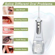 Load image into Gallery viewer, USB Rechargeable Electric Oral Irrigator Tooth Cleaner Portable Dental Water Jet flosser Teeth Cleaning Whitening Tool Kit Care 0ral irrigator