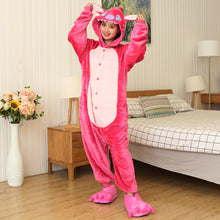 Load image into Gallery viewer, Unicorn Cat Onesies Adults Animal Stitch Totoro Onesie Women Men Couple Winter Pajamas Suit Sleepwear Costumes Homewear