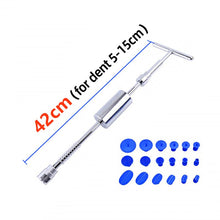 Load image into Gallery viewer, Universal Car Dent Puller Metal T Dent Repair Tool Auto Repair Sheet Metal Kit Slide Hammer Reverse Hammer Glue +18pcs Glue Pull