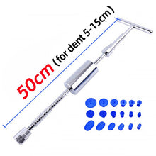 Load image into Gallery viewer, Universal Car Dent Puller Metal T Dent Repair Tool Auto Repair Sheet Metal Kit Slide Hammer Reverse Hammer Glue +18pcs Glue Pull