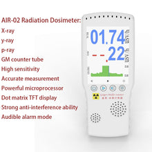 Load image into Gallery viewer, VS BR-6 Portable Radiation Nuclear Detector EMF Meter Full-functional Geiger Counter Tester 2022 New Environmental Detector
