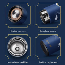 Load image into Gallery viewer, Vacuum Intelligent Thermos Water Bottle Chinese Style Temperature Display Digital Thermal Cup For Coffee Tea Preservation 500 ml