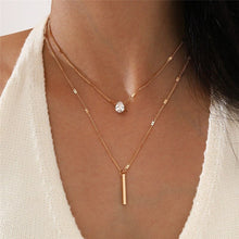 Load image into Gallery viewer, Vintage Pearl Charm Layered Necklace Women's Jewelry Layered Accessories for Girls Clothing Aesthetic Gifts Fashion Pendant