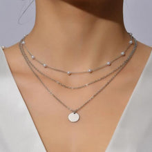 Load image into Gallery viewer, Vintage Pearl Charm Layered Necklace Women's Jewelry Layered Accessories for Girls Clothing Aesthetic Gifts Fashion Pendant