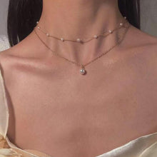 Load image into Gallery viewer, Vintage Pearl Charm Layered Necklace Women's Jewelry Layered Accessories for Girls Clothing Aesthetic Gifts Fashion Pendant