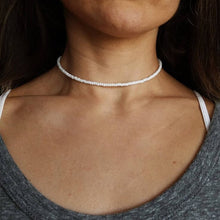Load image into Gallery viewer, Vintage Style Simple 6MM Pearl Chain Choker Necklace For Women Wedding Love Shell Pendant Necklace Fashion Jewelry Whole