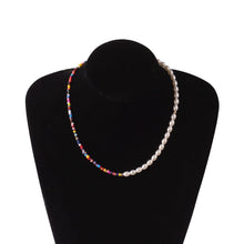 Load image into Gallery viewer, Vintage Style Simple 6MM Pearl Chain Choker Necklace For Women Wedding Love Shell Pendant Necklace Fashion Jewelry Whole