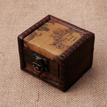 Load image into Gallery viewer, Vintage Wooden Map Storage Box Case Jewellery Cufflinks Chest Small Gift A14_20