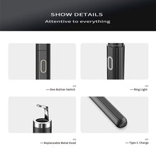 Load image into Gallery viewer, Visual Blackhead Remover Nose Black Head Dot Removal Pen With Camera Against Face Acne Extractor Pimples Squeeze Skin Care Tools