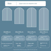 Load image into Gallery viewer, Wardrobe Clothes Hanging Dust Cover Suit Coat Storage Bag Garment Bags Organizer Wedding Dress Cover Hanging Clothing Organizer
