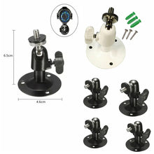 Load image into Gallery viewer, White Black Mini Metal Wall Mount Ceiling Stand Bracket for CCTV Camera Tripod