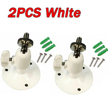 Load image into Gallery viewer, White Black Mini Metal Wall Mount Ceiling Stand Bracket for CCTV Camera Tripod