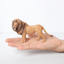 Load image into Gallery viewer, Wild animal model tiger lion leopard educational hand-painted jungle animal action figure model set