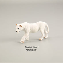 Load image into Gallery viewer, Wild animal model tiger lion leopard educational hand-painted jungle animal action figure model set