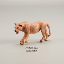 Load image into Gallery viewer, Wild animal model tiger lion leopard educational hand-painted jungle animal action figure model set