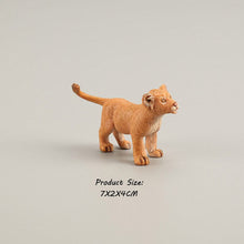 Load image into Gallery viewer, Wild animal model tiger lion leopard educational hand-painted jungle animal action figure model set