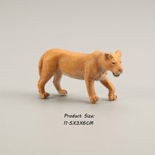 Load image into Gallery viewer, Wild animal model tiger lion leopard educational hand-painted jungle animal action figure model set