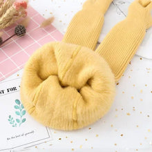 Load image into Gallery viewer, Winter Baby Girls Leggings for Children Kids Thick Warm Elastic Plus Velvet Pants Tights Solid Color Baby Infant Leggings