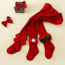 Load image into Gallery viewer, Winter Thick Christmas New Year Girls Long Socks for Kids Girl Pantyhose Children