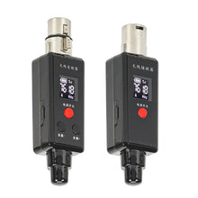 Load image into Gallery viewer, Wired Change Rechargeable UHF Wireless XLR Transmitter and XLR Receiver for Dynamic Microphone Compatible with Audio Mixer