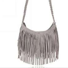 Load image into Gallery viewer, Women Crossbody Bag Tassel Fringe Suede Messenger Bag Ladies New Fashion Zipper Satchel For Women 2024