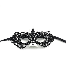 Load image into Gallery viewer, Hollow Lace Masquerade Face Mask Sexy Cosplay Prom Party Props Costume Halloween Masquerade Mask Nightclub Queen Eye Mask