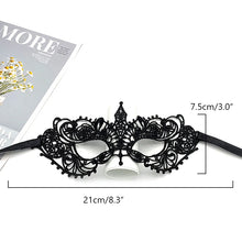 Load image into Gallery viewer, Hollow Lace Masquerade Face Mask Sexy Cosplay Prom Party Props Costume Halloween Masquerade Mask Nightclub Queen Eye Mask
