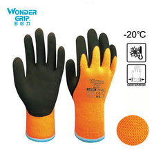 Load image into Gallery viewer, Wonder Grip Thicken Garden Working Gloves Coldproof Work Gloves Double Layer Latex Coated Protection Gardening Gloves