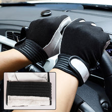 Load image into Gallery viewer, Work gloves leather workers work welding safety protection garden sports motorcycle driver wear-resistant gloves