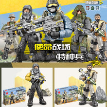 Load image into Gallery viewer, XJ960/822 Call of Military Duty Building Blocks 1:35 SWAT Soliders Figures Army Weapons Guns Sets Model Dolls Bricks Toy for Boy