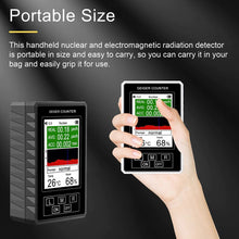 Load image into Gallery viewer, XR1 Pro Geiger Counter Nuclear Radiation Detector Dosimeter Portable Handheld Beta Gamma X-ray Radiation Monitor With Backlight